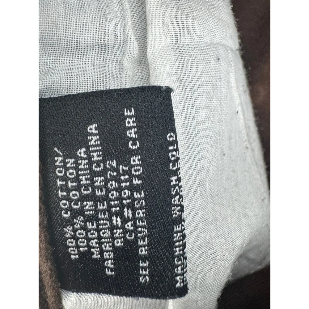 Y2K Parish‎ Brown Jeans 44 Straight Leg Cotton Casual Pants Hip Hop Button Fly
